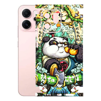 OPPO Phone Skins 2025 (All Models) - Royal Rich Panda - 3D Embossed Finish (L-170) Oppp Reno 14F 5G