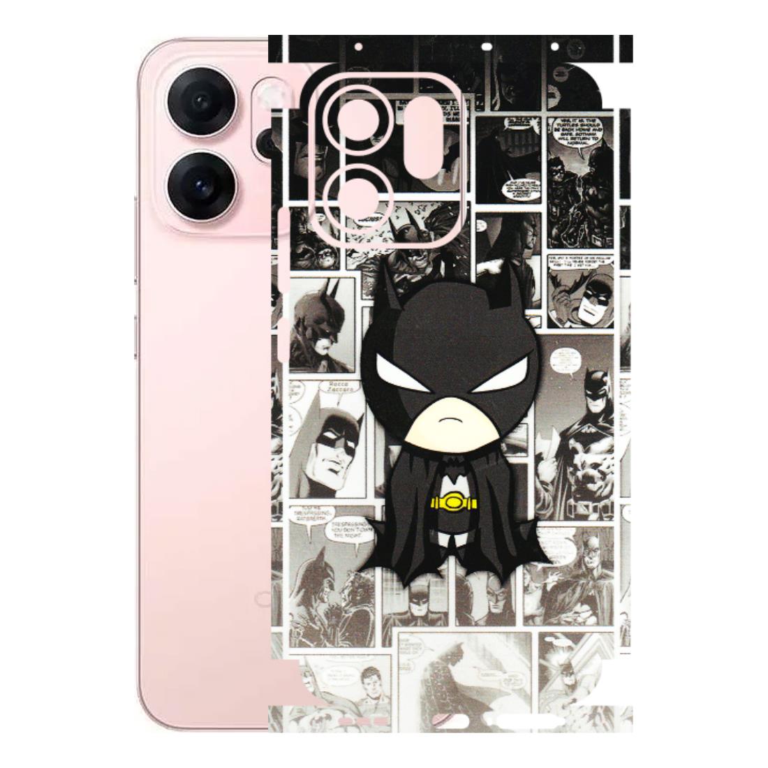 OPPO Phone Skins 2025 (All Models) - Toon Batman - 3D Embossed Finish (L-182) Oppp Reno 14F 5G