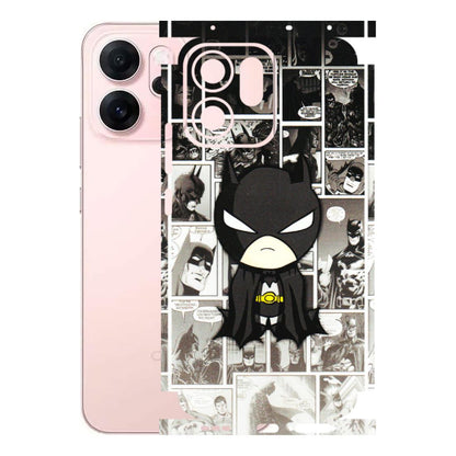 OPPO Phone Skins 2025 (All Models) - Toon Batman - 3D Embossed Finish (L-182) Oppp Reno 14F 5G