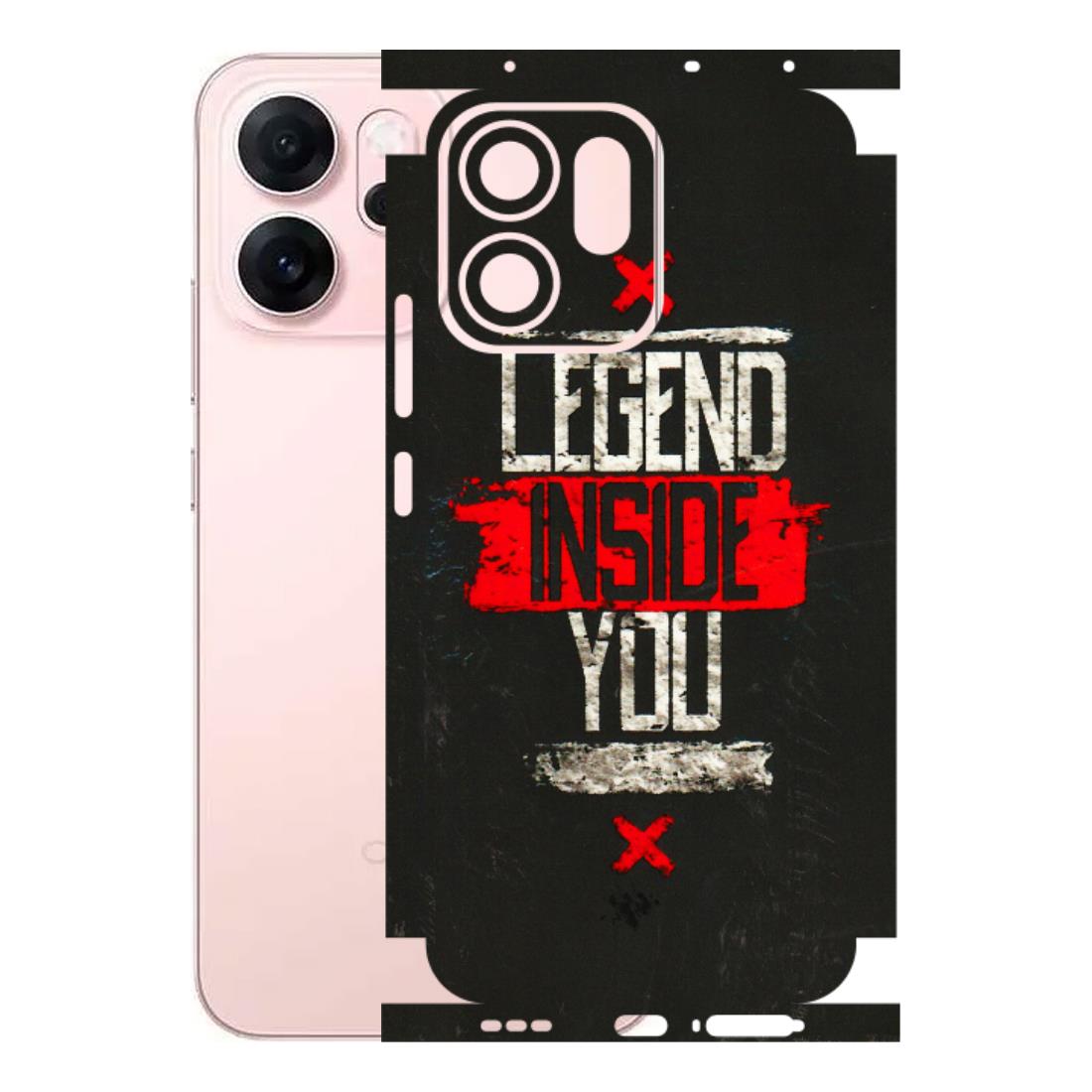 OPPO Phone Skins 2025 (All Models) - Legend Inside You - 3D Embossed Finish (L-186) Oppp Reno 14F 5G
