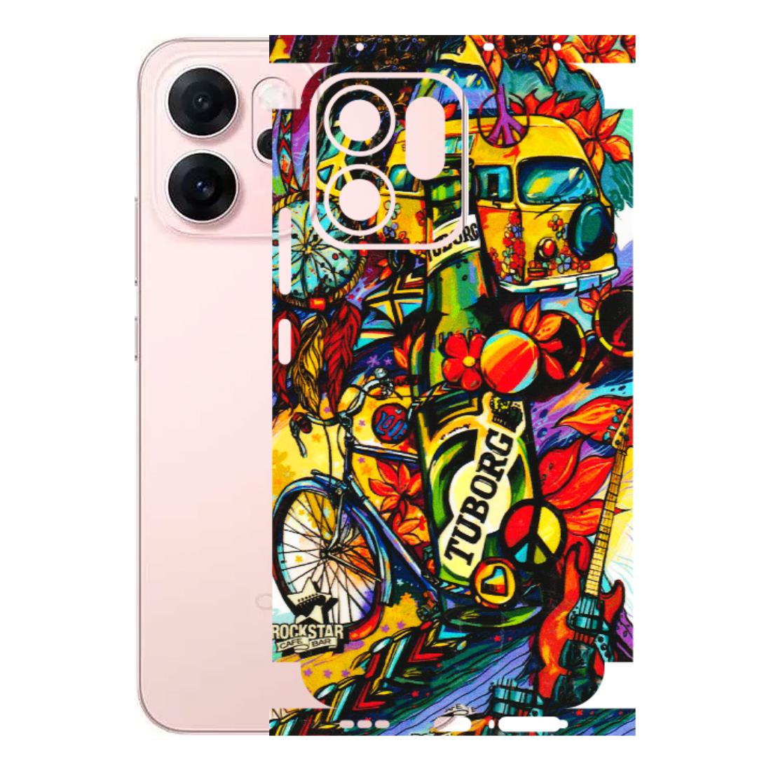 OPPO Phone Skins 2025 (All Models) - Cool Beer Bottle - 3D Embossed Finish (L-193) Oppp Reno 14F 5G