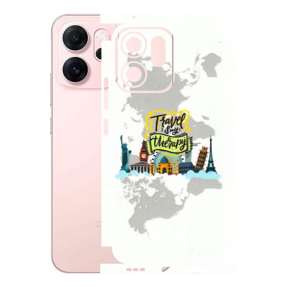 OPPO Phone Skins 2025 (All Models) - Travel Therapy - 3D Embossed Finish (L-199) Oppp Reno 14F 5G