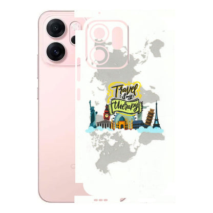 OPPO Phone Skins 2025 (All Models) - Travel Therapy - 3D Embossed Finish (L-199) Oppp Reno 14F 5G
