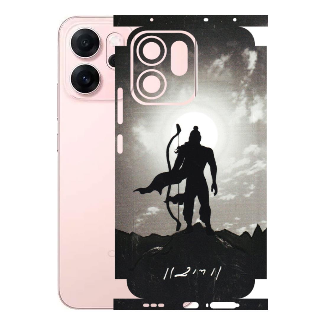 OPPO Phone Skins 2025 (All Models) - Jai Siya Ram - 3D Embossed Finish (L-200) Oppp Reno 14F 5G