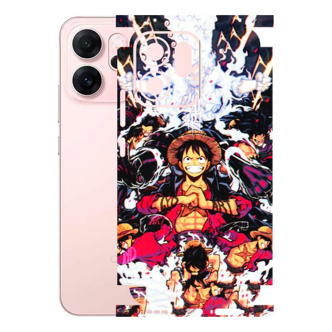 OPPO Phone Skins 2025 (All Models) - Luffy Anime Character - 3D Embossed Finish (L-203) Oppp Reno 14F 5G
