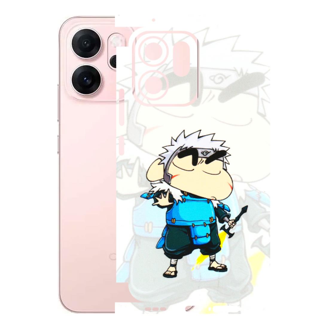 OPPO Phone Skins 2025 (All Models) - Angry Young Shinchan - 3D Embossed Finish (L-226) Oppp Reno 14F 5G