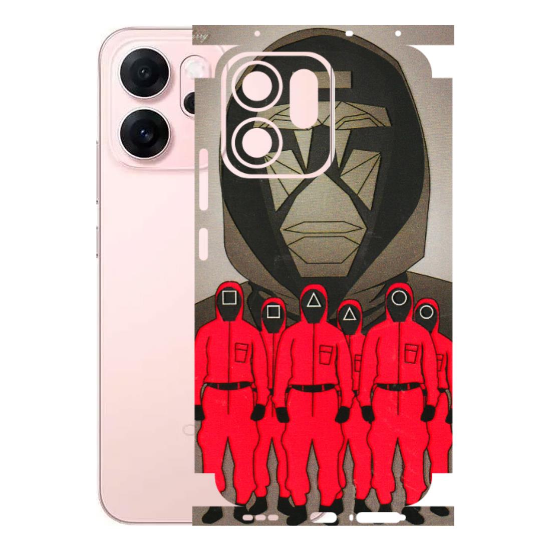 OPPO Phone Skins 2025 (All Models) - Squid Game Hero - 3D Embossed Finish (L-245) Oppp Reno 14F 5G