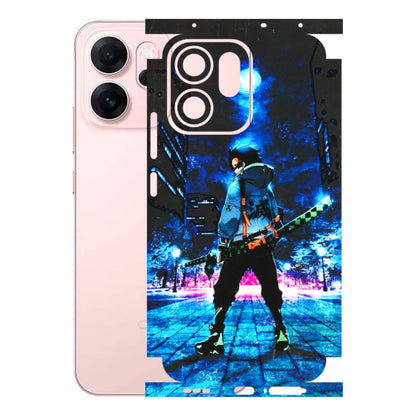 OPPO Phone Skins 2025 (All Models) - Demon Slayer Sword - 3D Embossed Finish (L-247) Oppp Reno 14F 5G