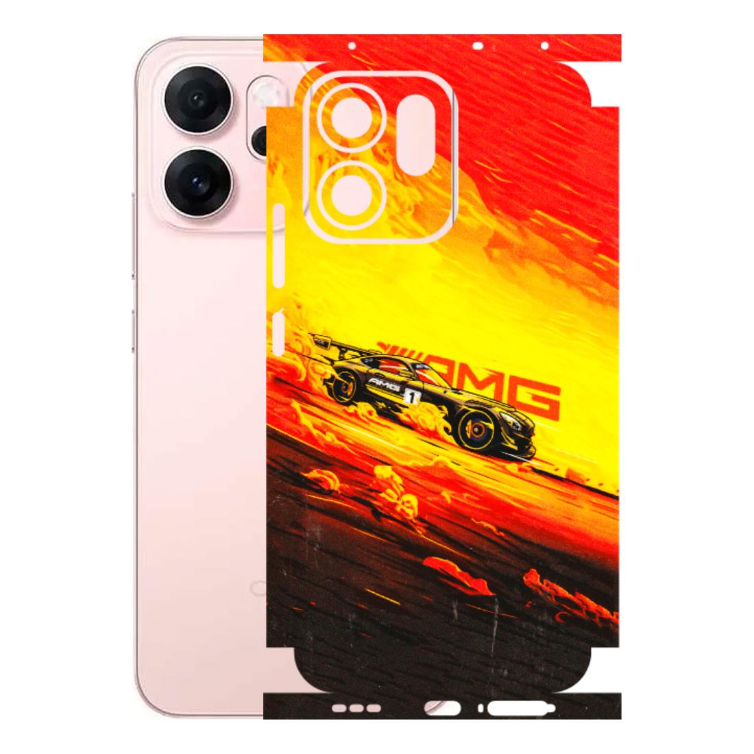 OPPO Phone Skins 2025 (All Models) - AMG Car Speed Cover - 3D Embossed Finish (L-256) Oppp Reno 14F 5G