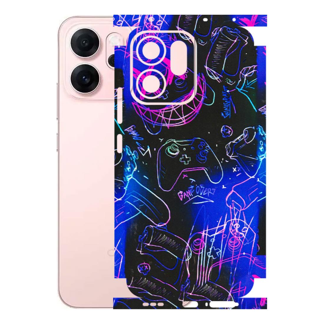 OPPO Phone Skins 2025 (All Models) - Gamers Paradise - 3D Embossed Finish (L-258) Oppp Reno 14F 5G