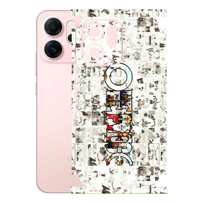 OPPO Phone Skins 2025 (All Models) - One Piece Manga - 3D Embossed Finish (L-26) Oppp Reno 14F 5G