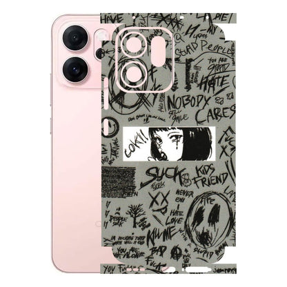 OPPO Phone Skins 2025 (All Models) - Never Have Love Anime - 3D Embossed Finish (L-260) Oppp Reno 14F 5G