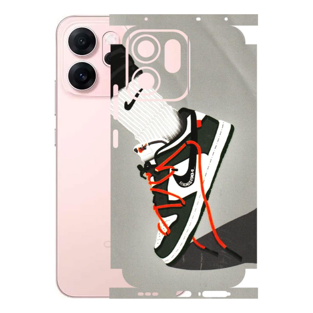 OPPO Phone Skins 2025 (All Models) - New Grey Sneaker - 3D Embossed Finish (L-261) Oppp Reno 14F 5G