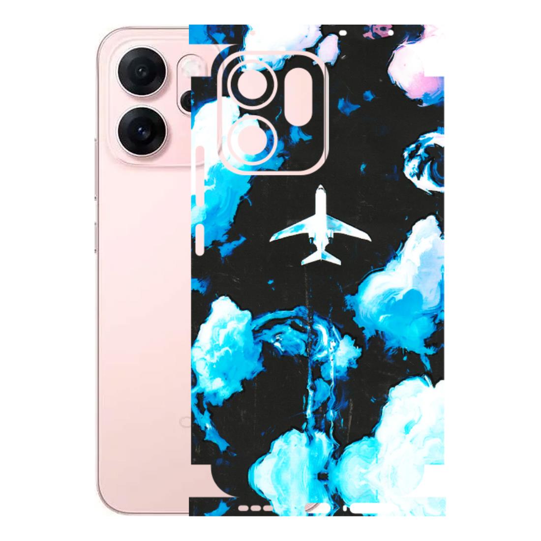 OPPO Phone Skins 2025 (All Models) - Travel In Airline Latest - 3D Embossed Finish (L-264) Oppp Reno 14F 5G
