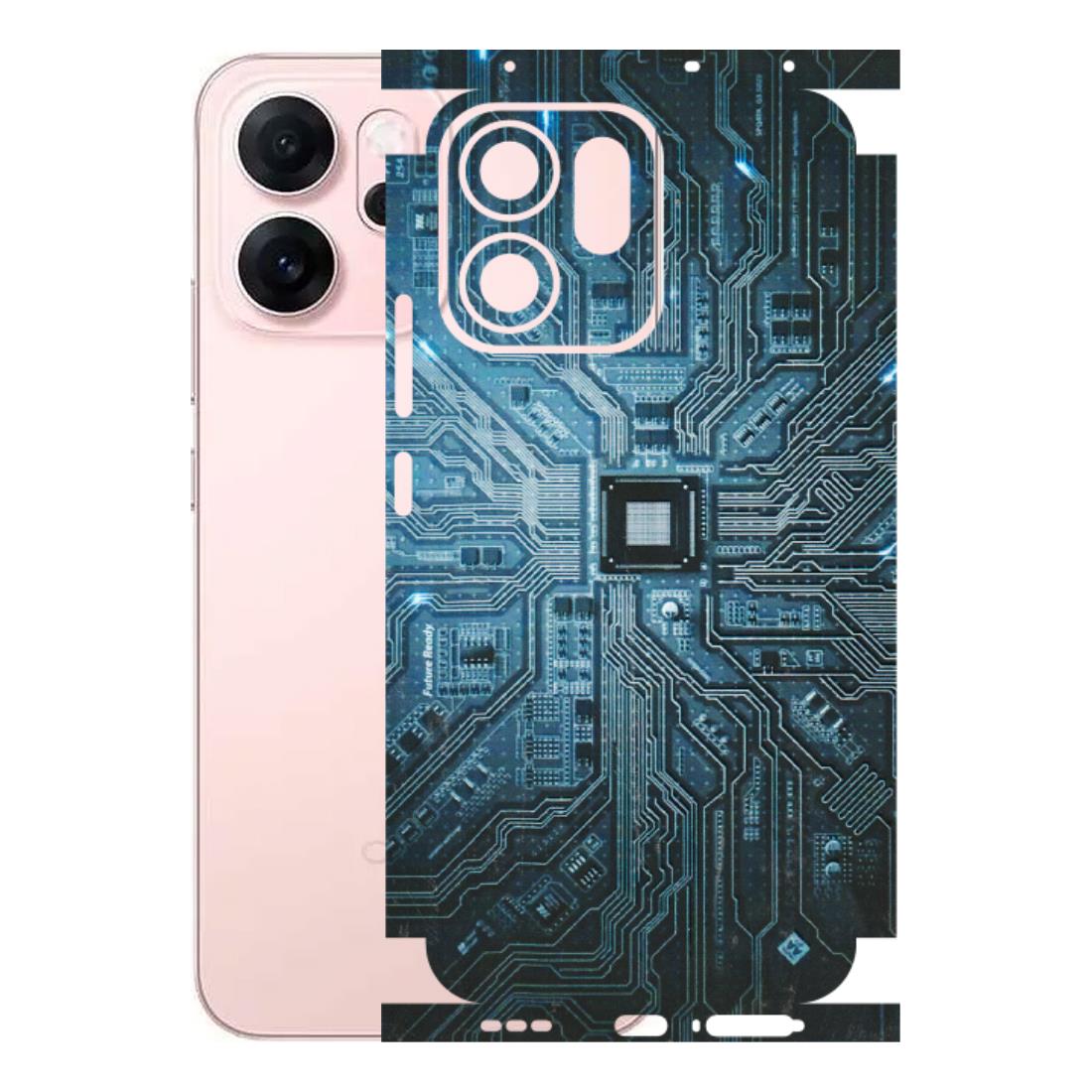 OPPO Phone Skins 2025 (All Models) - Original Circuit Latest - 3D Embossed Finish (L-267) Oppp Reno 14F 5G