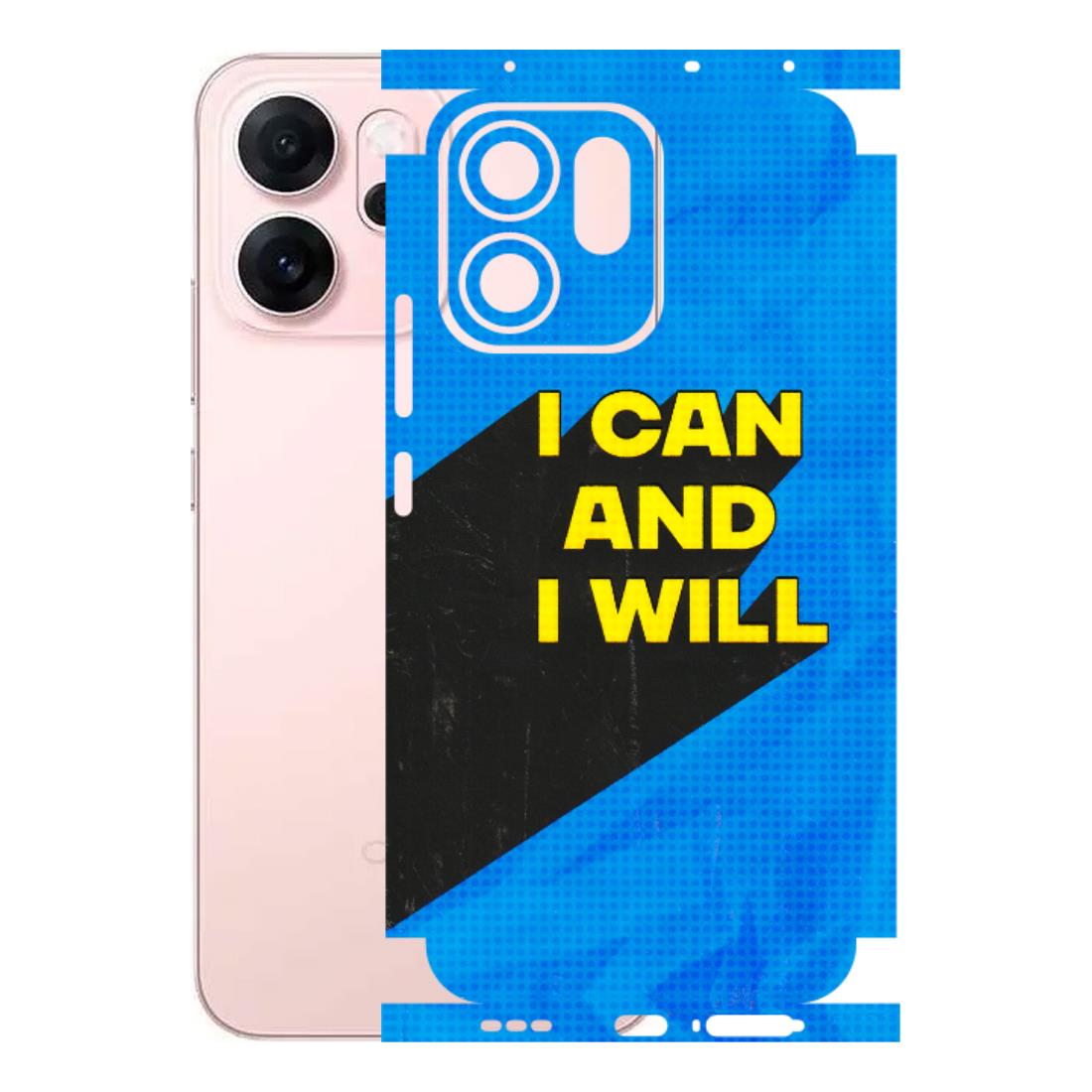 OPPO Phone Skins 2025 (All Models) - I Can And I Will Latest - 3D Embossed Finish (L-281) Oppp Reno 14F 5G