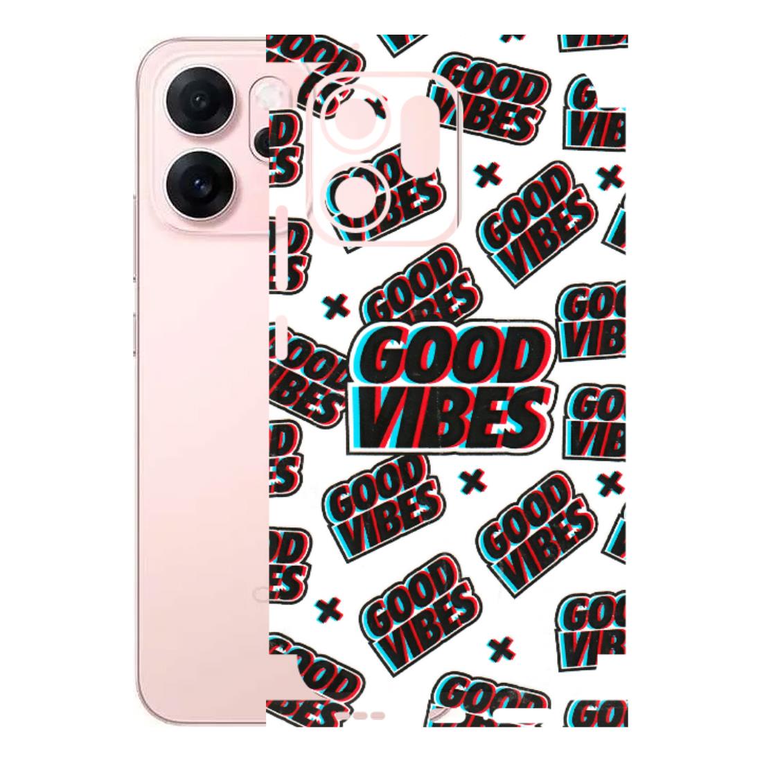 OPPO Phone Skins 2025 (All Models) - Good Vibes Latest - 3D Embossed Finish (L-282) Oppp Reno 14F 5G