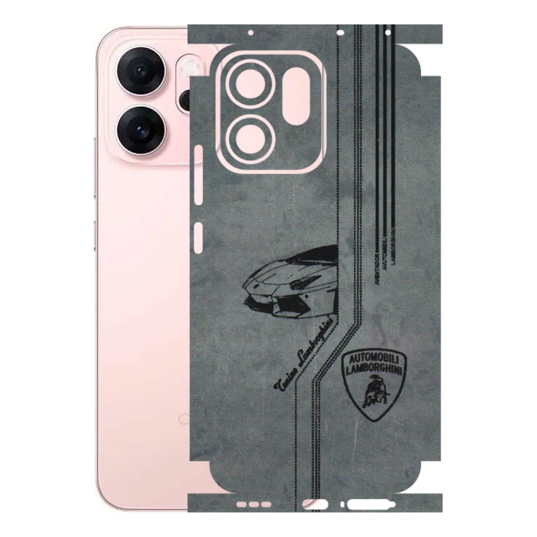 OPPO Phone Skins 2025 (All Models) - New Lamborgini Aventador - 3D Embossed Finish (L-321) Oppp Reno 14F 5G