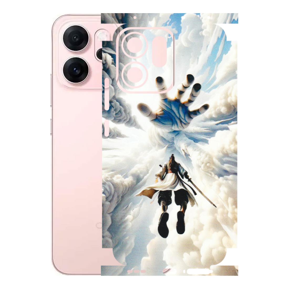 OPPO Phone Skins 2025 (All Models) - Big Hand With Monkey King - 3D Embossed Finish (L-323) Oppp Reno 14F 5G