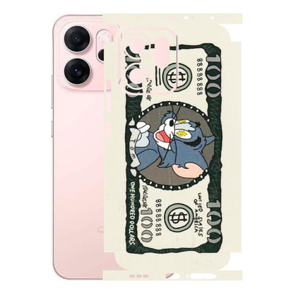 OPPO Phone Skins 2025 (All Models) - Tom Hundred Dollar - 3D Embossed Finish (L-324) Oppp Reno 14F 5G