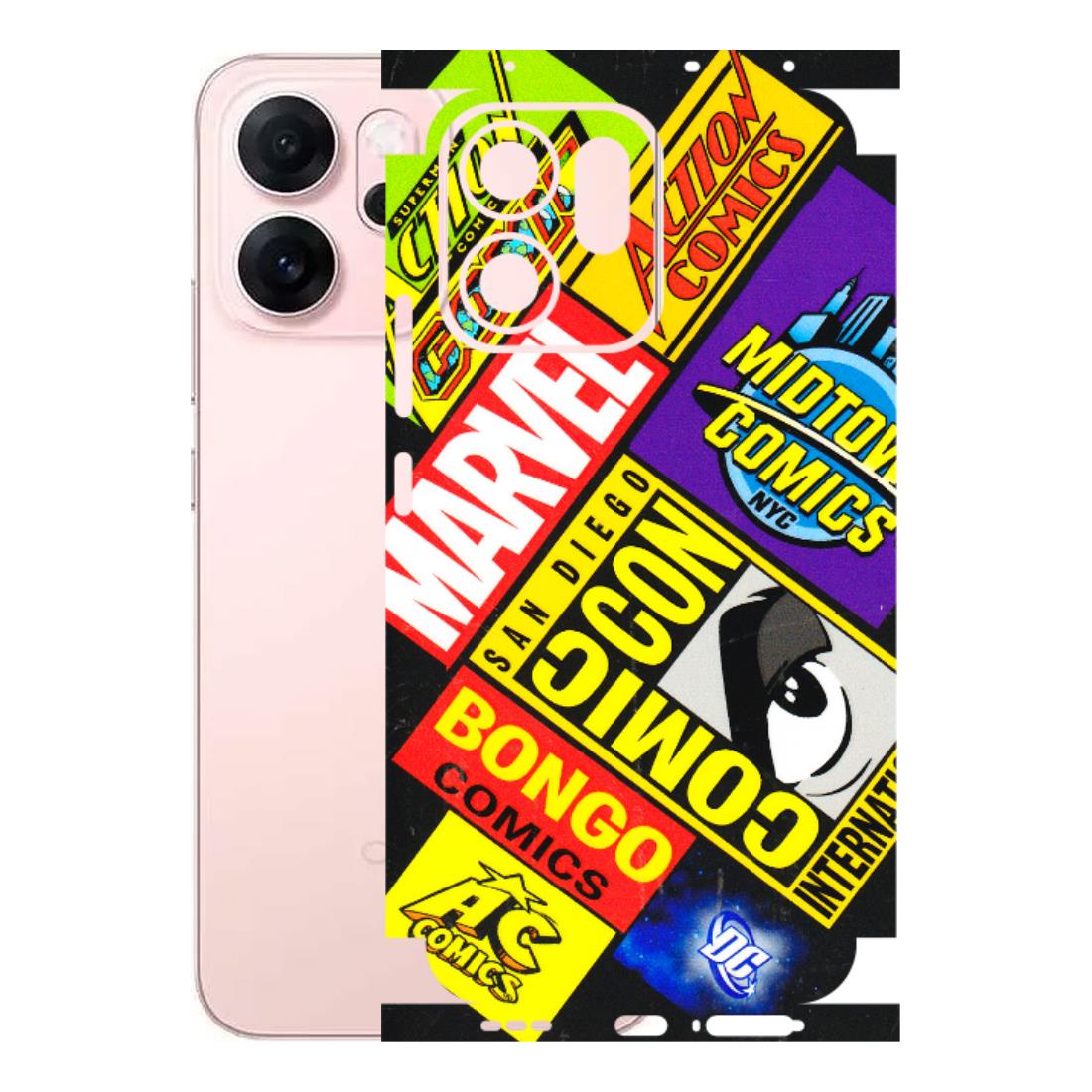 OPPO Phone Skins 2025 (All Models) - Bongo Comic Con - 3D Embossed Finish (L-325) Oppp Reno 14F 5G