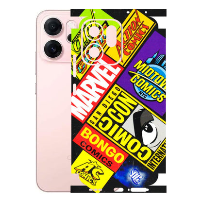 OPPO Phone Skins 2025 (All Models) - Bongo Comic Con - 3D Embossed Finish (L-325) Oppp Reno 14F 5G