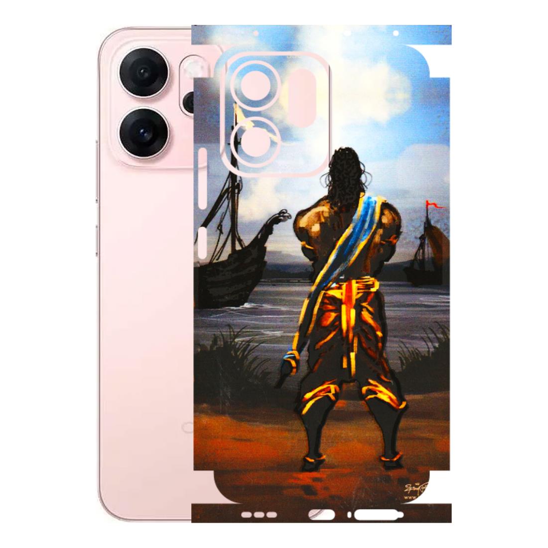OPPO Phone Skins 2025 (All Models) - Heavenly God Figure - 3D Embossed Finish (L-34) Oppp Reno 14F 5G