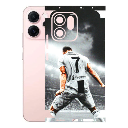 OPPO Phone Skins 2025 (All Models) - Ronaldo CR7 Crazy - 3D Embossed Finish (L-44) Oppp Reno 14F 5G