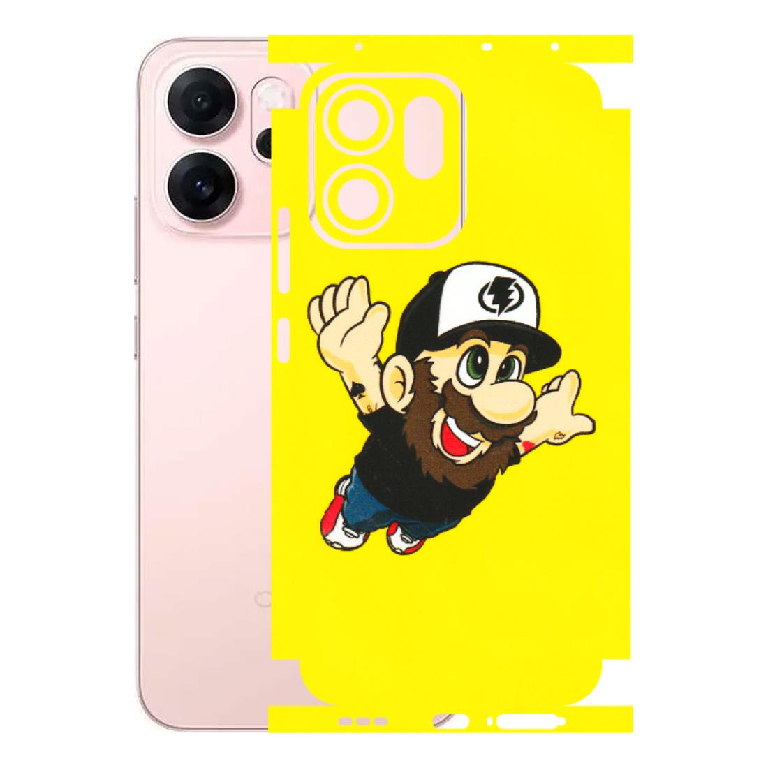 OPPO Phone Skins 2025 (All Models) - Flying Beardo - 3D Embossed Finish (L-60) Oppp Reno 14F 5G