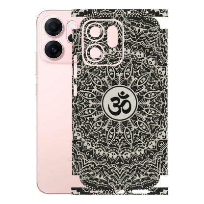 OPPO Phone Skins 2025 (All Models) - Aum Elegant Mandala - 3D Embossed Finish (L-62) Oppp Reno 14F 5G