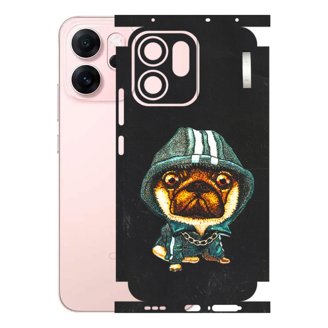 OPPO Phone Skins 2025 (All Models) - Puppy N Hoodie - 3D Embossed Finish (L-90) Oppp Reno 14F 5G