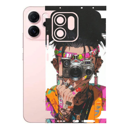 OPPO Phone Skins 2025 (All Models) - Camera Lover Girl - Matte Finish (M-09) Oppp Reno 14F 5G