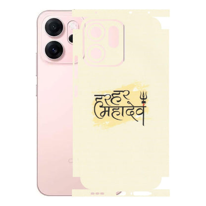 OPPO Phone Skins 2025 (All Models) - Har Har Mahadev - Matte Finish (M-10) Oppp Reno 14F 5G