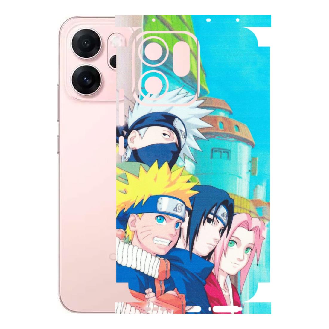 OPPO Phone Skins 2025 (All Models) - Team Minato And Kakashi - Matte Finish (M-101) Oppp Reno 14F 5G