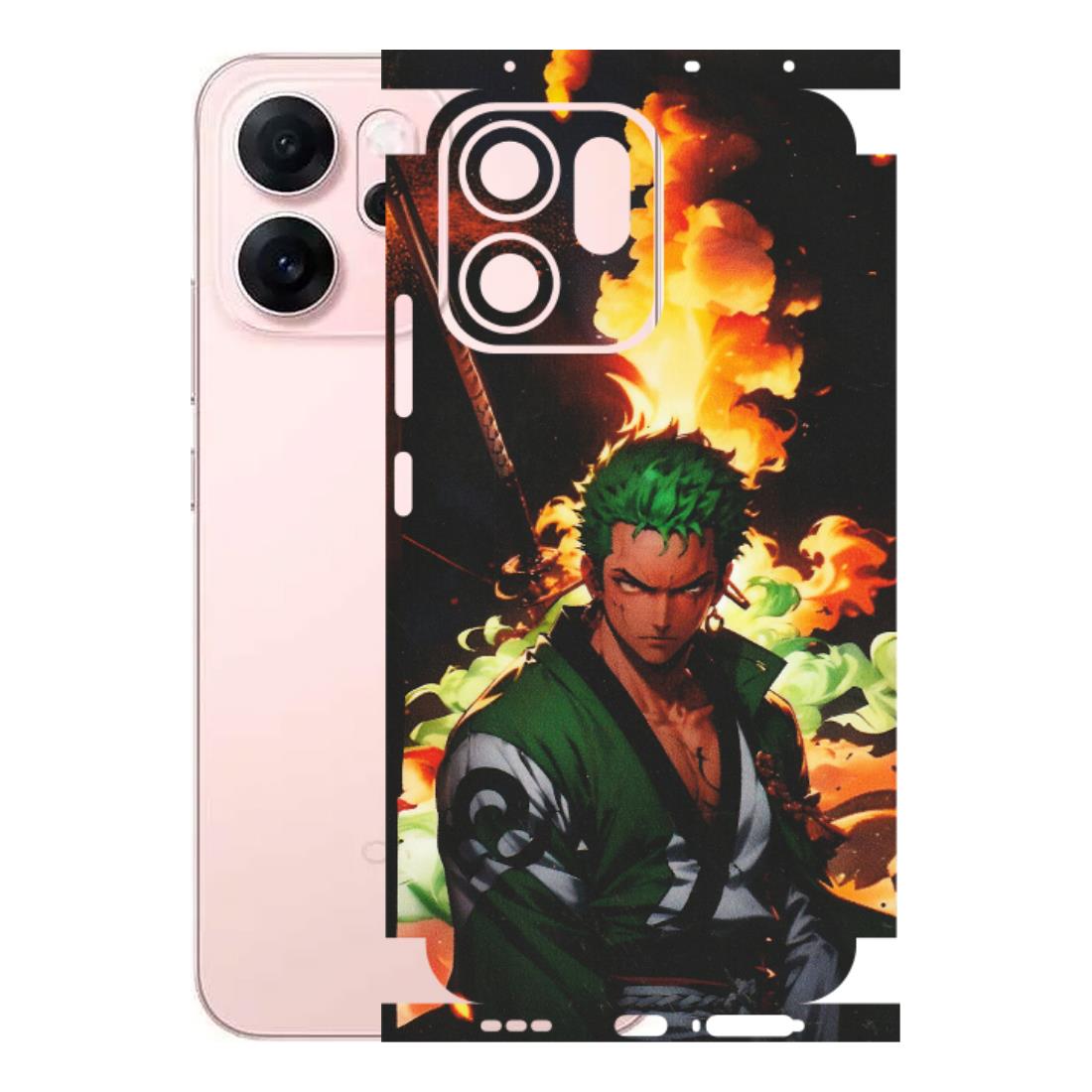 OPPO Phone Skins 2025 (All Models) - Roronoa Zoro - Matte Finish (M-102) Oppp Reno 14F 5G