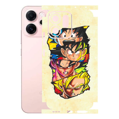 OPPO Phone Skins 2025 (All Models) - Angry Multi Anime - Matte Finish (M-113) Oppp Reno 14F 5G