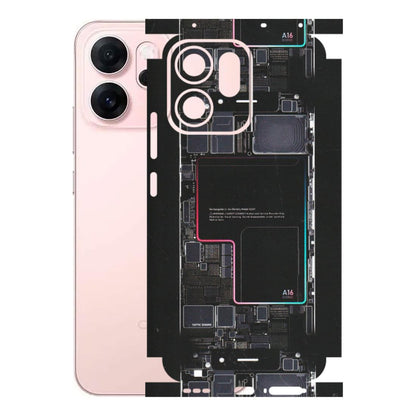 OPPO Phone Skins 2025 (All Models) - Motherboard Circuit Layout - Matte Finish (M-117) Oppp Reno 14F 5G