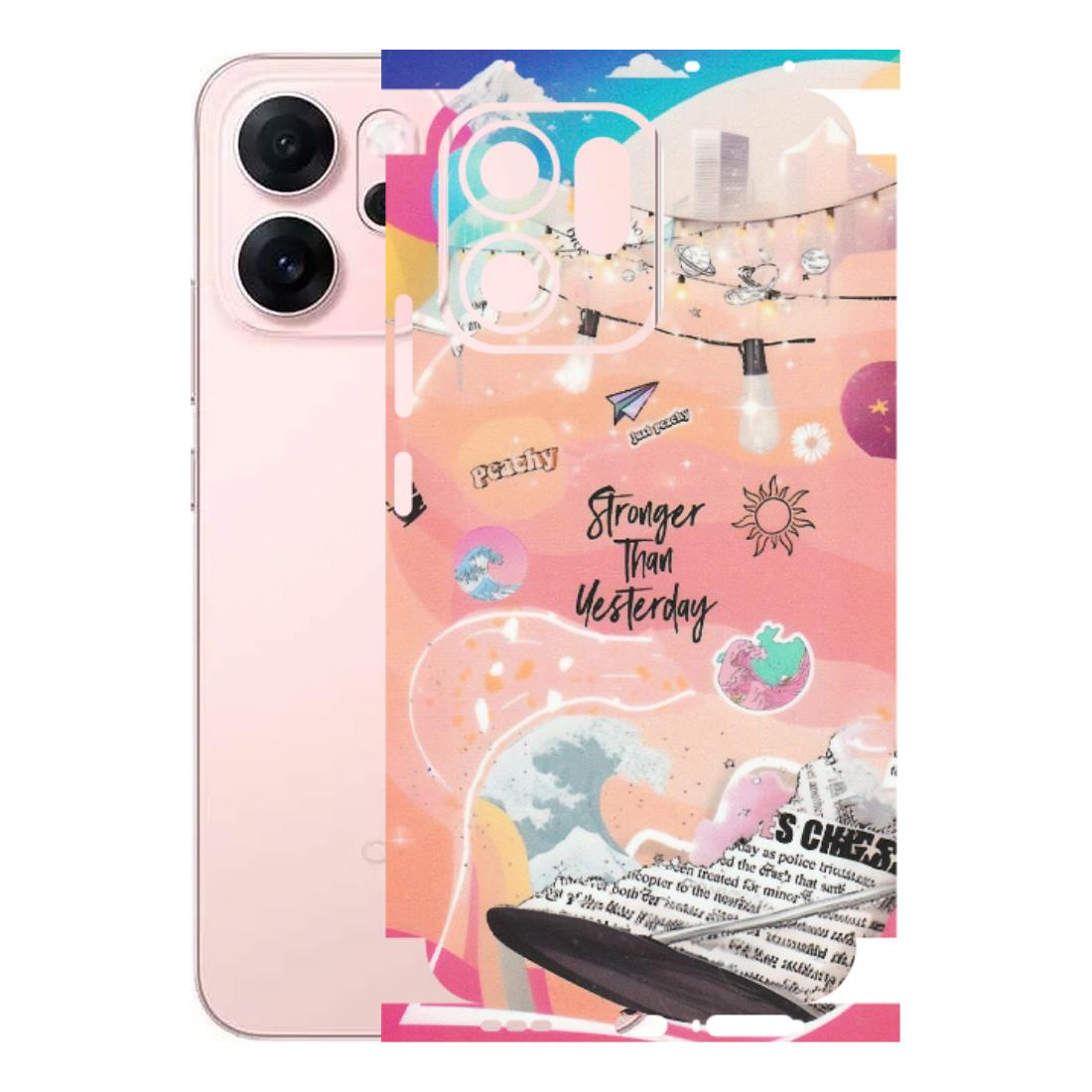 OPPO Phone Skins 2025 (All Models) - Stronger Then Yesterday - Matte Finish (M-128) Oppp Reno 14F 5G