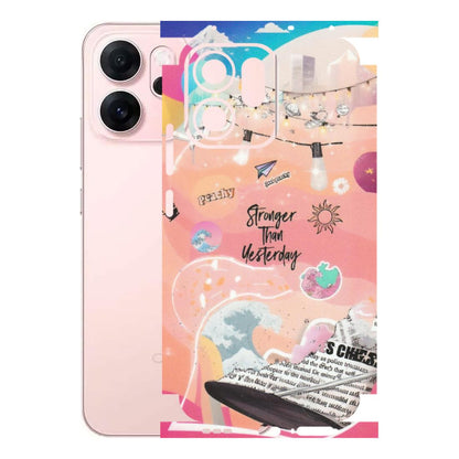 OPPO Phone Skins 2025 (All Models) - Stronger Then Yesterday - Matte Finish (M-128) Oppp Reno 14F 5G