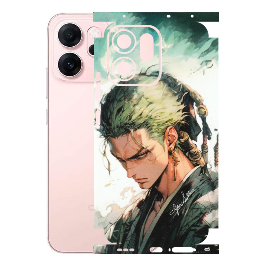 OPPO Phone Skins 2025 (All Models) - New Roronoa Zoro One Picece Anime - Matte Finish (M-140) Oppp Reno 14F 5G