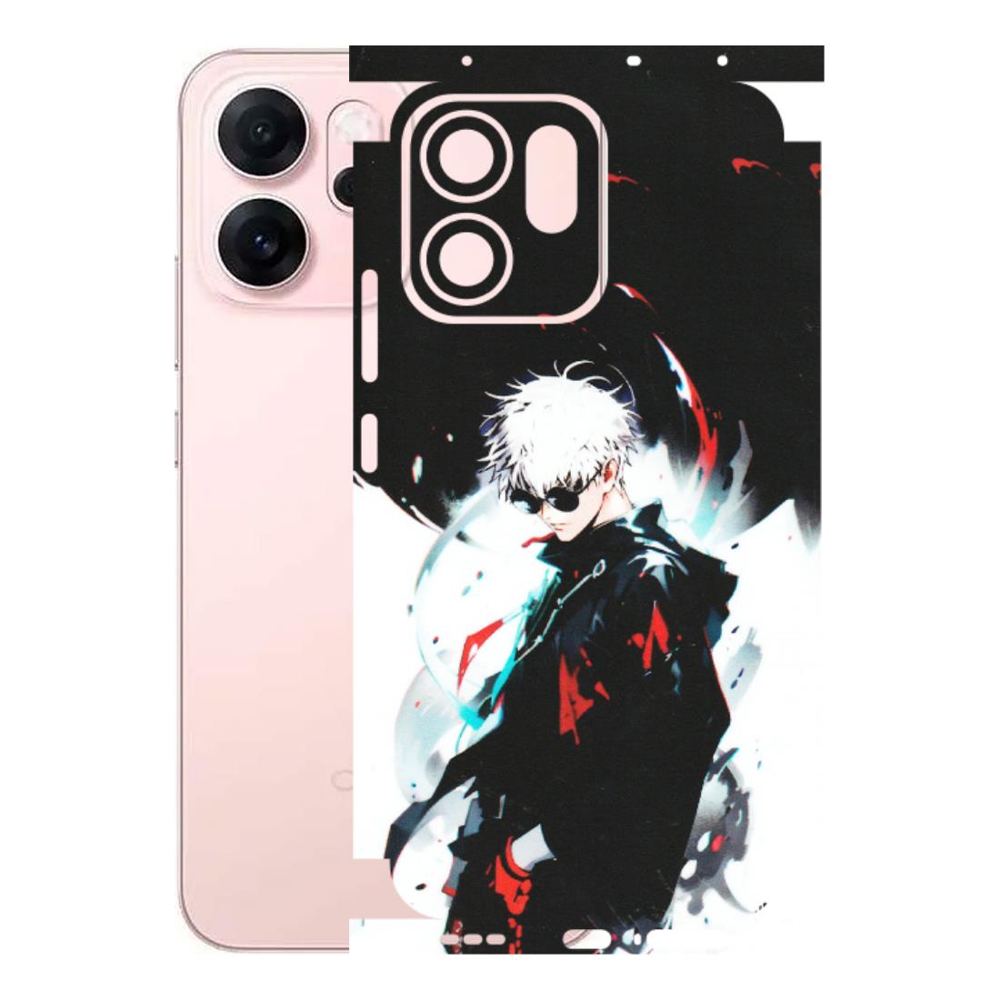 OPPO Phone Skins 2025 (All Models) - Gojo Powerful Charater Kaisen Anime - Matte Finish (M-144) Oppp Reno 14F 5G