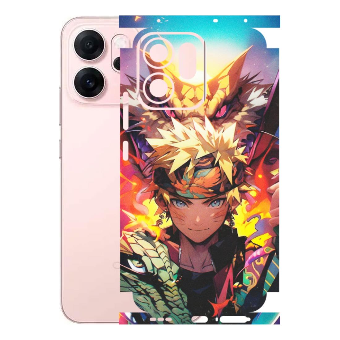 OPPO Phone Skins 2025 (All Models) - Angry Naruto Anime - Matte Finish (M-148) Oppp Reno 14F 5G