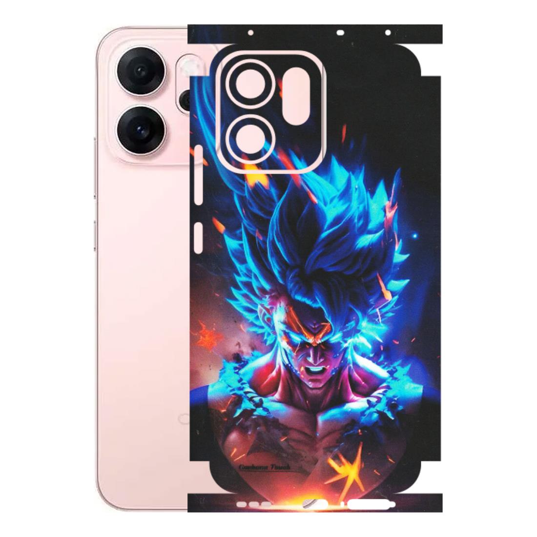 OPPO Phone Skins 2025 (All Models) - Angry Goku Dragon Ball Anime - Matte Finish (M-150) Oppp Reno 14F 5G