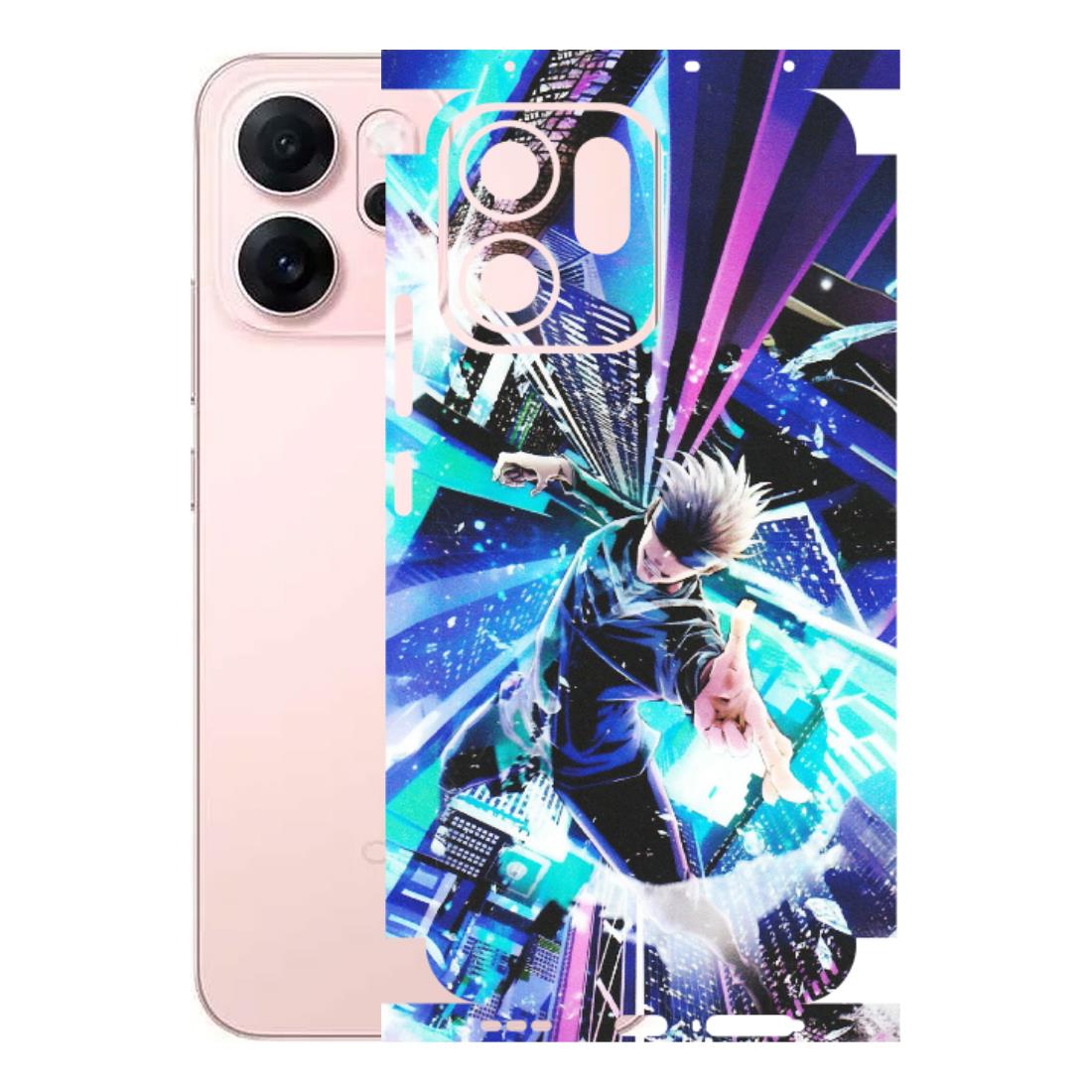 OPPO Phone Skins 2025 (All Models) - Manga Action Jujustu Kaisen Anime - Matte Finish (M-155) Oppp Reno 14F 5G