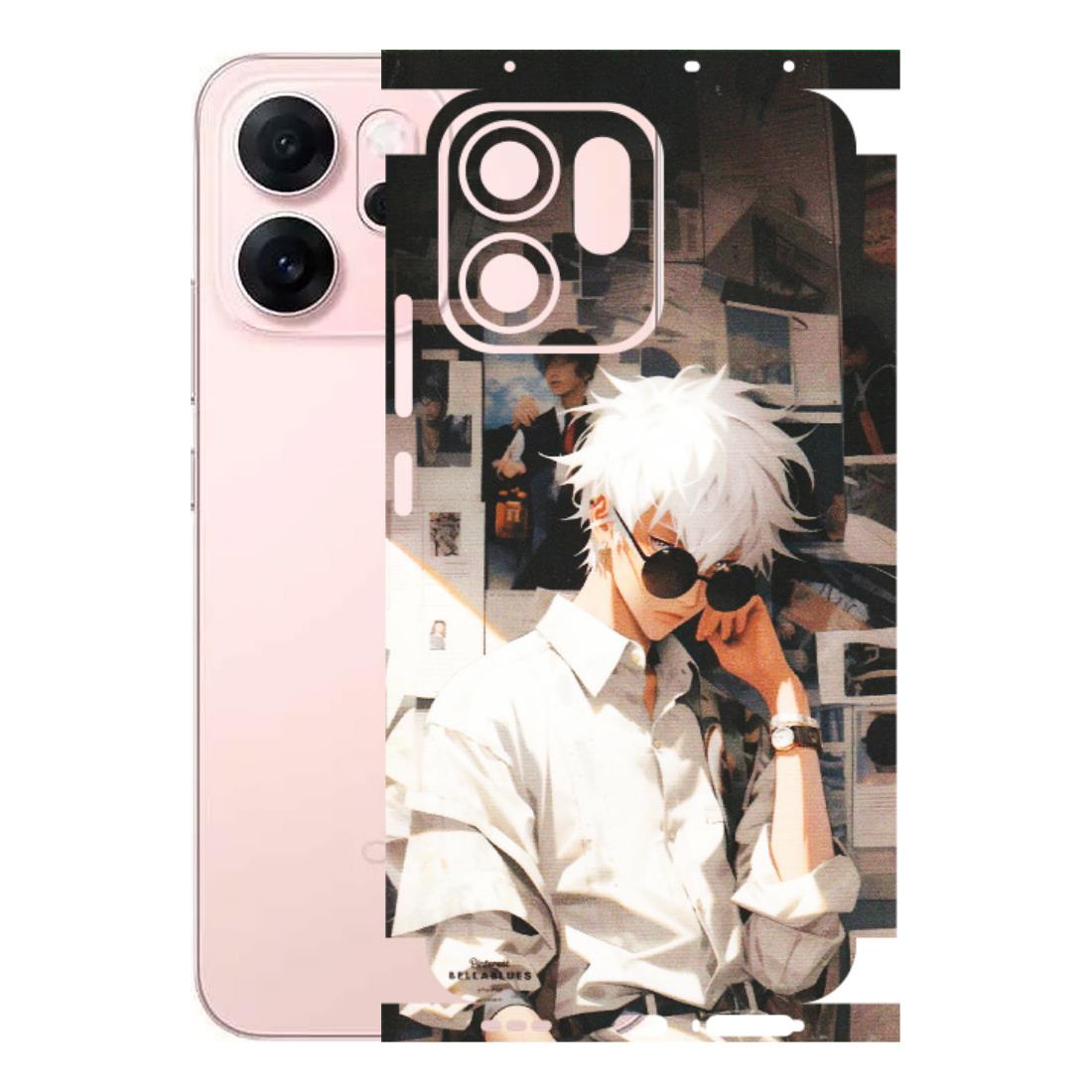 OPPO Phone Skins 2025 (All Models) - Gojo Satoru Jujustu Kaisen Anime - Matte Finish (M-156) Oppp Reno 14F 5G