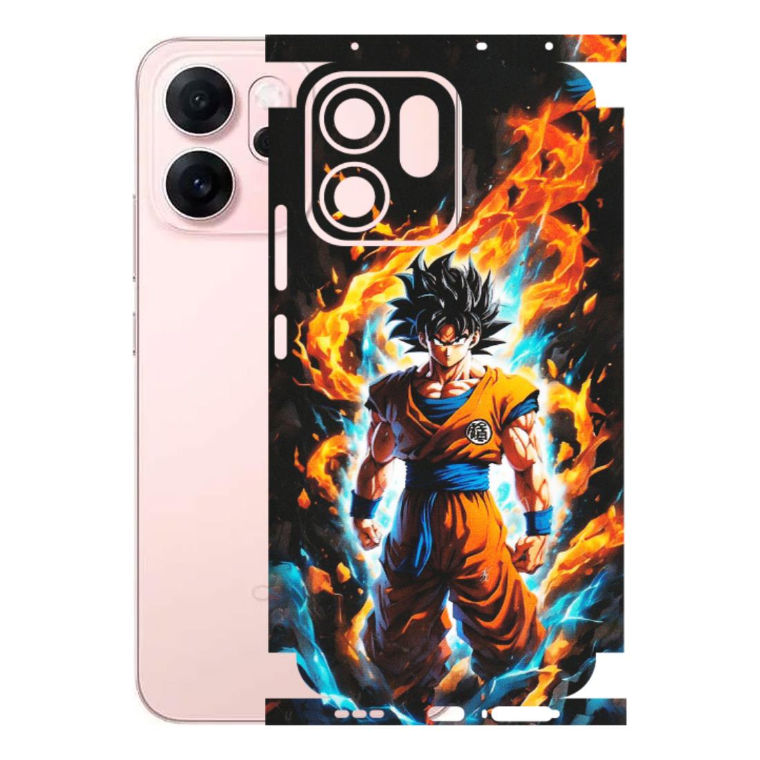 OPPO Phone Skins 2025 (All Models) - Goku Transformation Anime - Matte Finish (M-159) Oppp Reno 14F 5G
