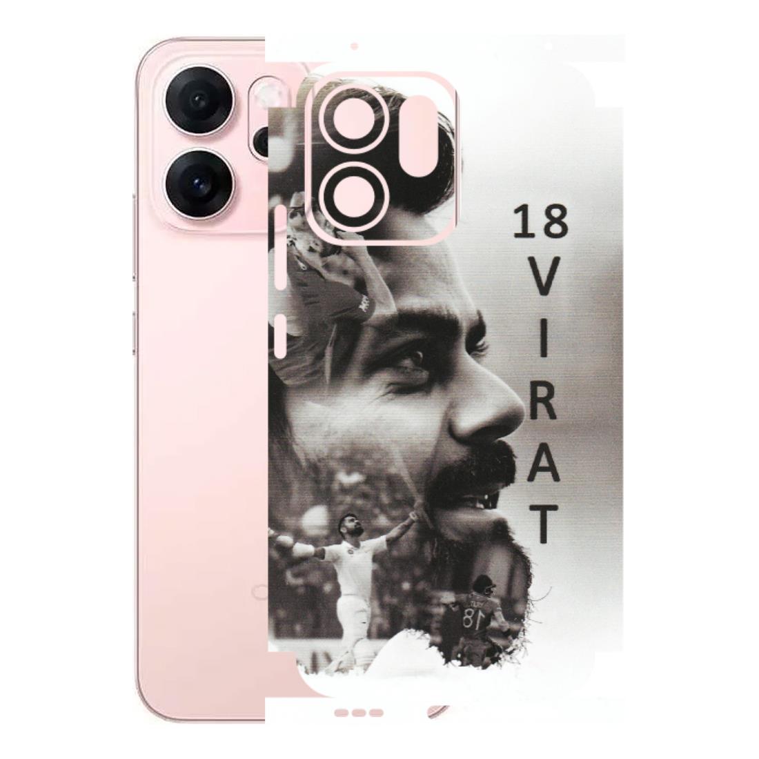 OPPO Phone Skins 2025 (All Models) - Virat Kohli Cricketer - Matte Finish (M-163) Oppp Reno 14F 5G