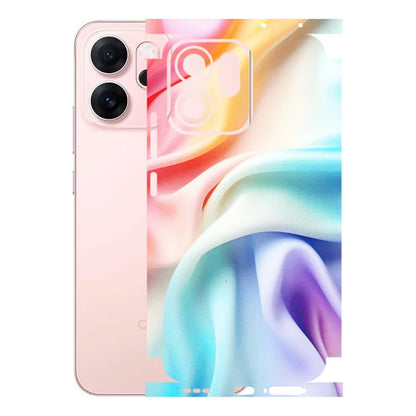 OPPO Phone Skins 2025 (All Models) - Colourful Silk Cloth - Matte Finish (M-165) Oppp Reno 14F 5G