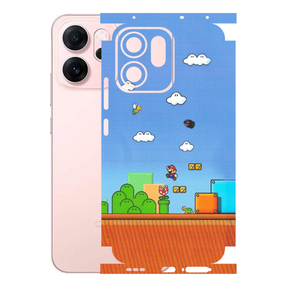 OPPO Phone Skins 2025 (All Models) - Mario Game Scene - Matte Finish (M-24) Oppp Reno 14F 5G
