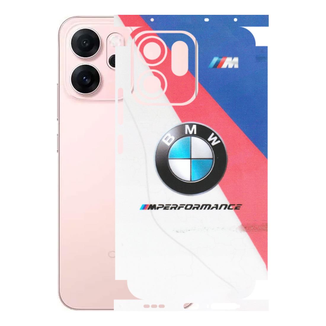OPPO Phone Skins 2025 (All Models) - BMW Logo Performance - Matte Finish (M-27) Oppp Reno 14F 5G
